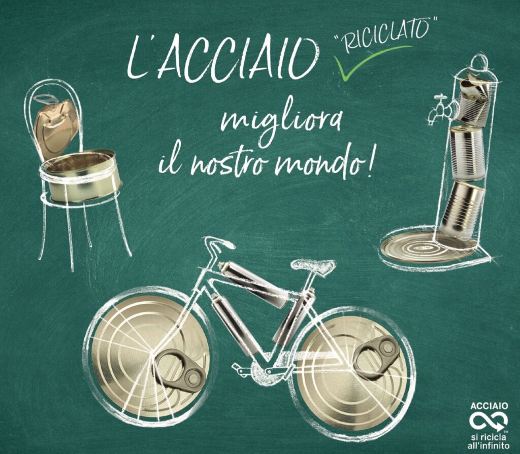 “L’acciaio riciclato migliora il nostro mondo”: la campagna promossa da RICREA è on air